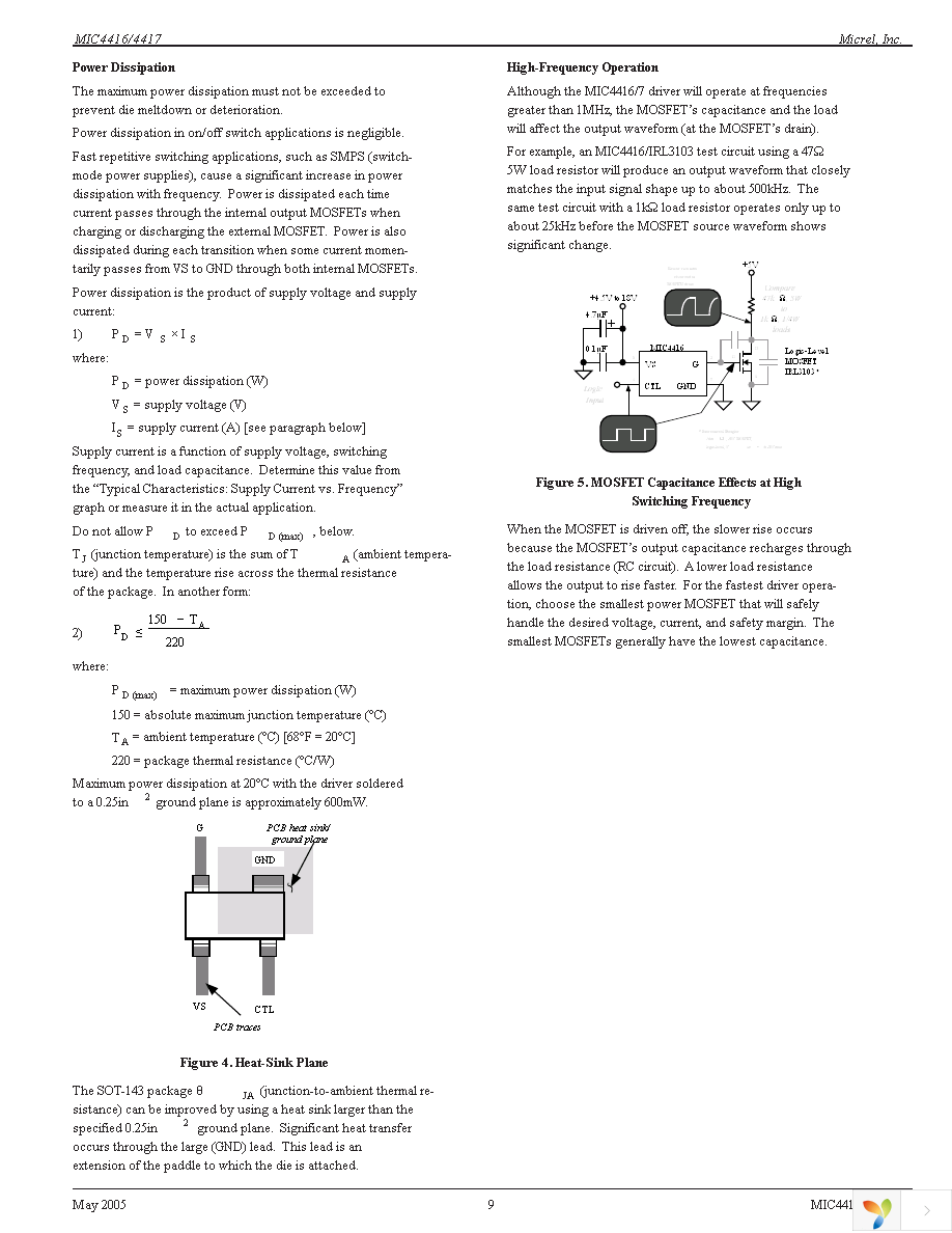 MIC4417YM4 TR Page 9